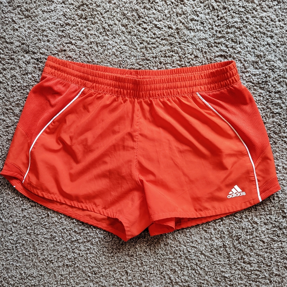 Addidas Red Running Shorts